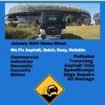 Potholes Perth Rates Sheet 2024 Page 1