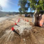 Unprepared Area before the completion of an Asphalt Patch Repair, Hawke Ave Wundowie