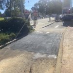 Completed Asphalt Patch Repair for Porter Commercial at The Sands Shopping Centre in Mandurah, Western Australia
