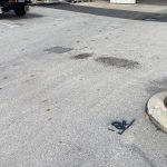 Before image of a Cut and Replace asphalt patch repair for Profile Packaging in Osborne Park, Western Australia
