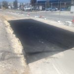 Completed asphalt patch repair for Jackson Asphalt in Ellenbrook, Western Australia