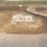 Before image of an asphalt reinstatement for Water Corporation in Pinjarra, Western Australia