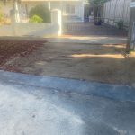 Before Image of a Driveway Crossover Resheet for MME Underground Services in North Perth, Western Australia