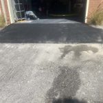 Completed asphalt patch repair and ramp installation in Welshpool, Western Australia for Polyrubber.