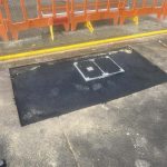 During image of an asphalt reinstatement in Perth City, Western Australia for Kevlar Group.