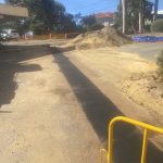 Completed asphalt trench reinstatement in Mount Lawley, Western Australia for MultiTech Electrical.