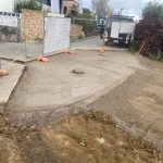 Before image of a asphalt reinstatement in Mosman Park, Western Australia for T&G Earthmoving.